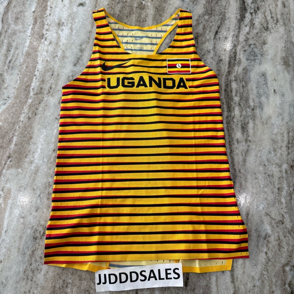 Nike Pro Elite 2022 Uganda Running Singlet Tank CI8141-728 Women's S Small NEW